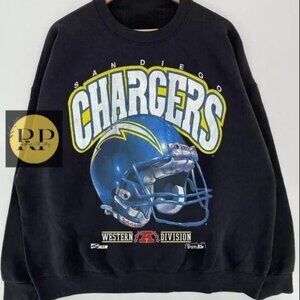 San Diego Chargers Logo Black Retro Sweatshirt Unisex Men Women y2k black